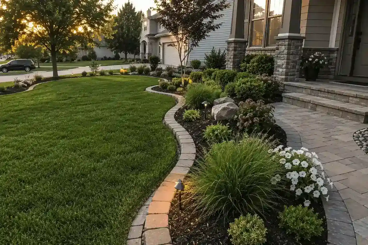 Walkway and Outdoor Features
